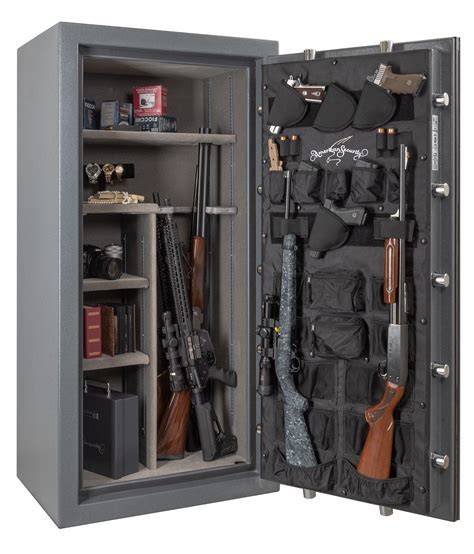 gun safe with locker